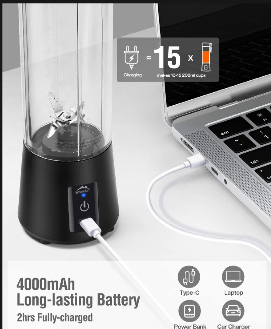 Mini Portable Usb Rechargeable Juicer Blender Mixer